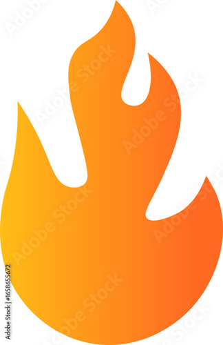 Flame Icons, Flame Vector Icon. Simple flat burning fire silhouette collection. Hot energy symbol for graphic design, Vector Illustration