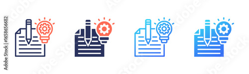 Invent icon sheet multi style collection