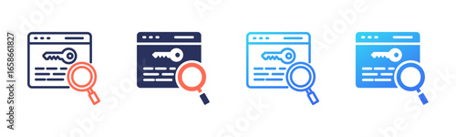 Keyword Generator icon sheet multi style collection