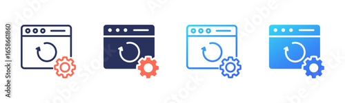 Refresh icon sheet multi style collection