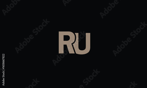 RU,UR,R,U,U,R abstract, letters, logo, monogram, style, symbols, ambitions, icons,
