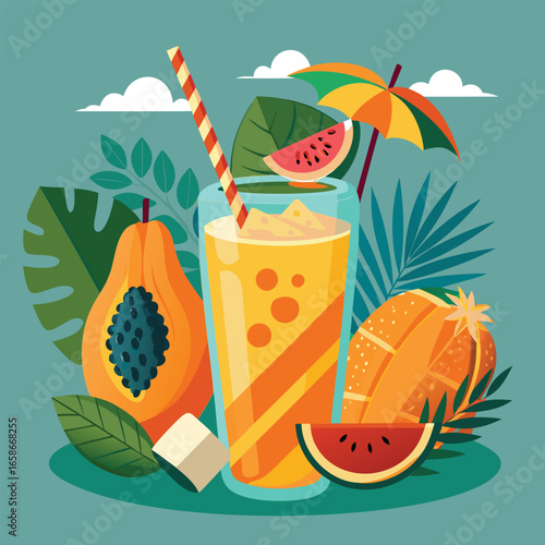 Tropical Fruit Smoothie