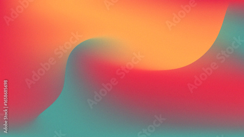 Fondo degradado abstracto con textura granulada y ondas.