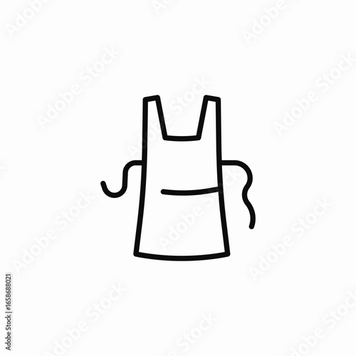 protective cooking wear icon sign vector