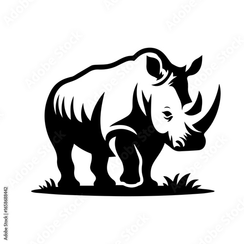 rhino vector illustration