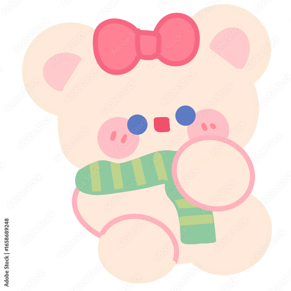 Fototapeta premium Cute little bear