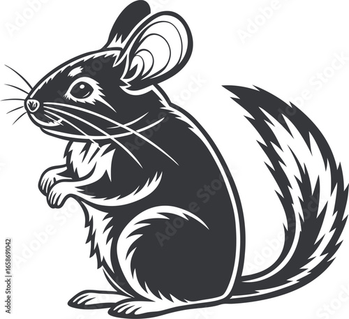 chinchilla Vactor Shihouette