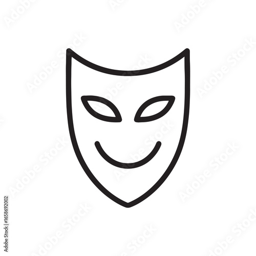 Theater Mask outline icon