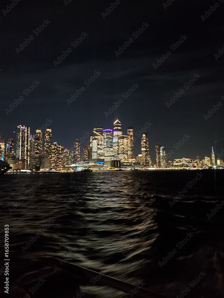 Fototapeta premium san diego skyline at night