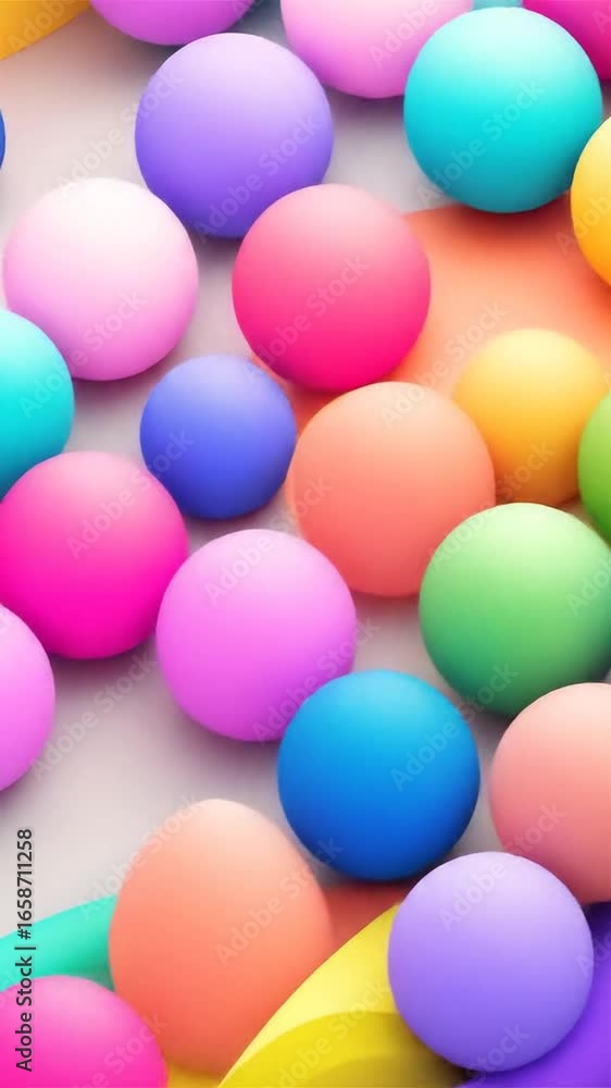 Colorful abstract geometric spheres Colorful abstract geometric spheres