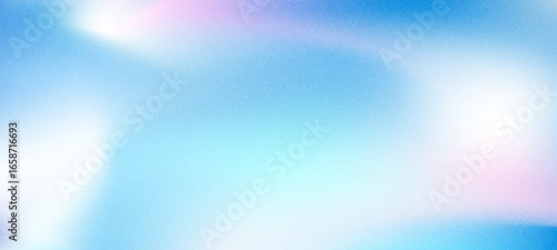 blurry scene featuring a bright blue and pink sky, creating an abstract and colorful aesthetic. The colors include shades of aqua, electric blue, lilac, and purple. It has a grainy texture, EPS 10.