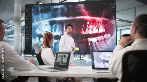 Dentist Team Meeting In Hospital