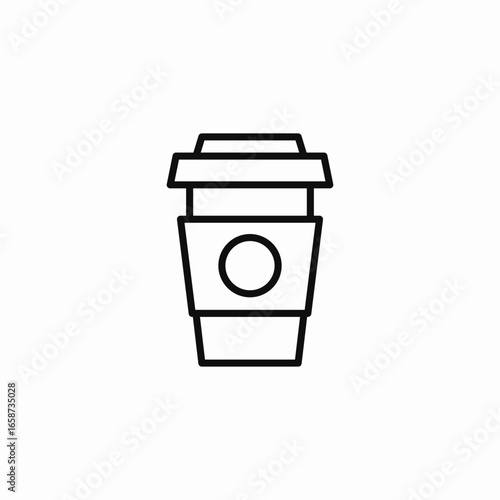 coffee to go icon sign vector