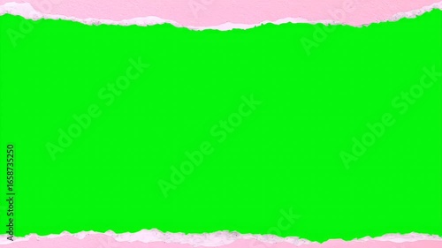 Green Screen Ripped Paper Background Video Editing Template