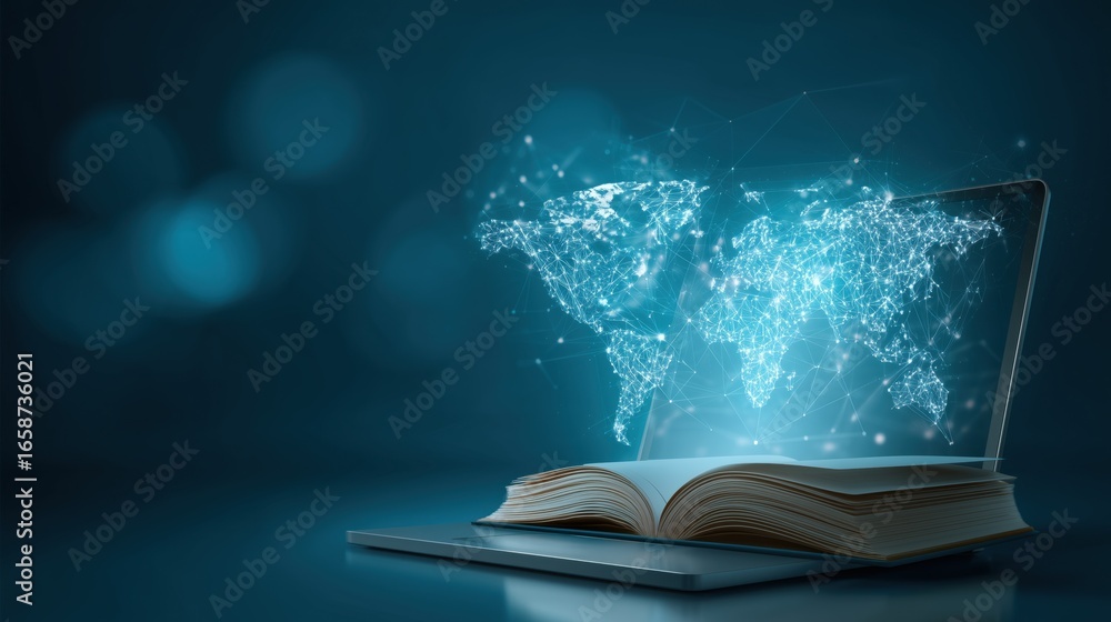 Fototapeta premium National Online Learning Day