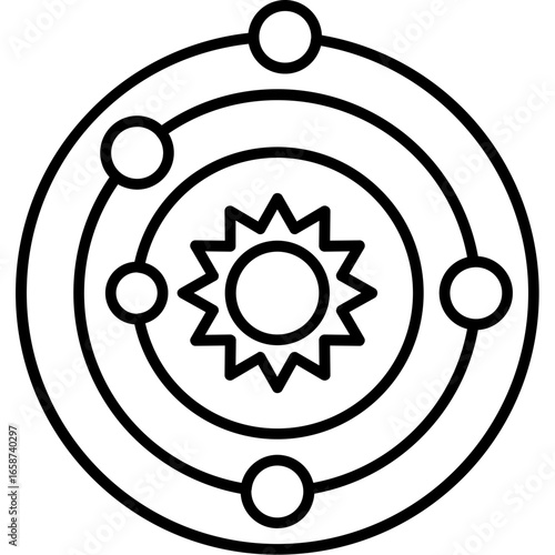 Solar System Icon