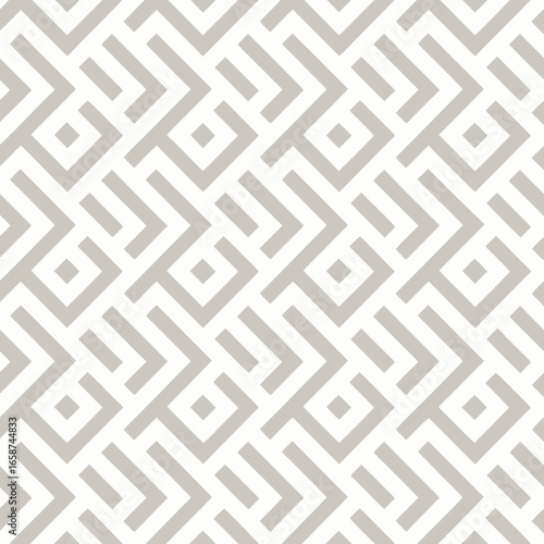 Modern Neutral Geometric Seamless Pattern with Grainy Texture.