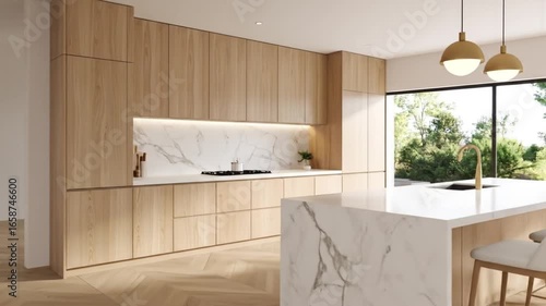 luxurious and modern kitchen	