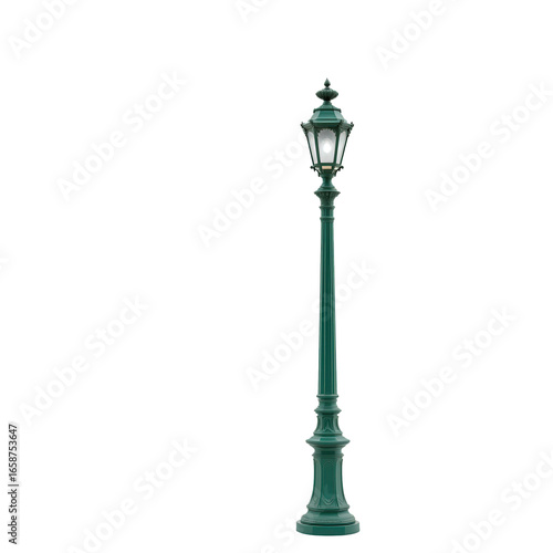 Elegant vintage street lamp design for urban landscape lighting