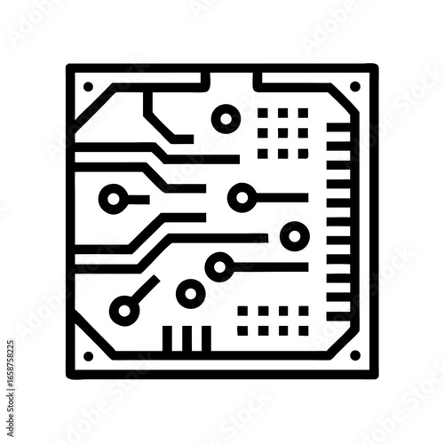 vector illustration of a computer icon
