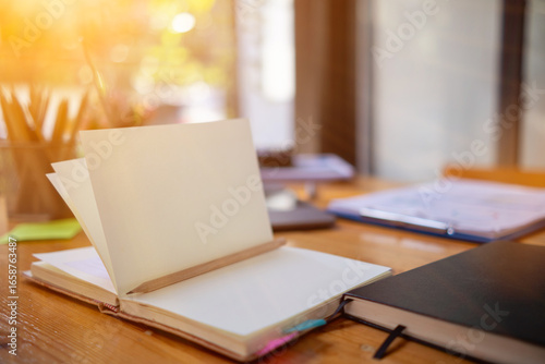 Wallpaper Mural Many documents and office supplies are placed on desks within the office so they are ready to use when needed. The idea of arranging office equipment on your desk to make it easy to grab and use. Torontodigital.ca