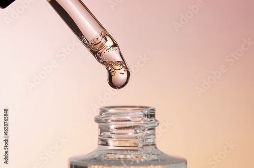 Wallpaper Mural Serum Dropping into Bottle Torontodigital.ca