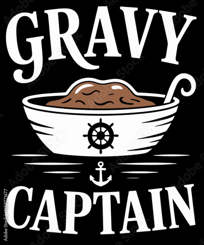 Gravy Boat Captain I Love Gravy  Funny Thanksgiving