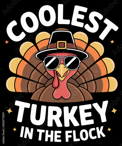 Retro Thanksgiving for  Coolest Turkey