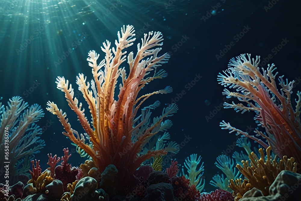 Obraz premium coral reef with fish