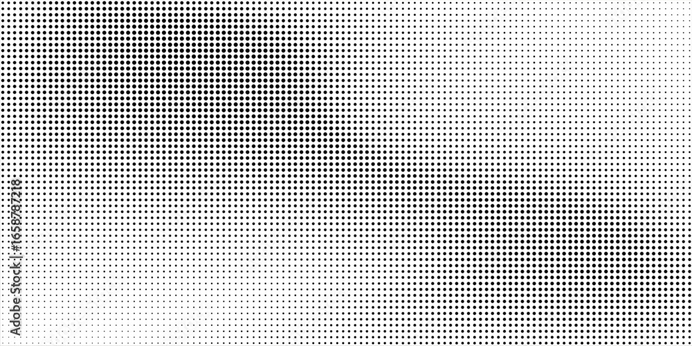 Fototapeta premium Dotted halftone gradient texture. Fading polka dot background. Repeated dots gradation pattern background. Black vanishing comic pop art overlay backdrop. Halftone raster effect wallpaper. Vector