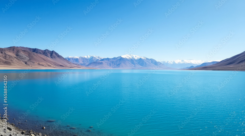 Lake Manasarovar Tibet — High-Altitude Sacred Lake Beside Mount Kailash with Intense Blue Clarity Lake Manasarovar Tibet — High-Altitude Sacred Lake Beside Mount Kailash with Intense Blue Clarity