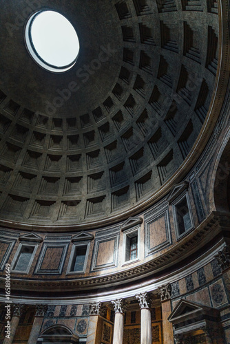 Pantheon ancient temple in Rome, Italy
