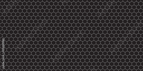 Wallpaper Mural A sleek, dark carbon fiber texture with a metallic grid pattern for a futuristic industrial design Torontodigital.ca