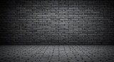 暗いレンガ壁と石畳の空間が静かに広がる。