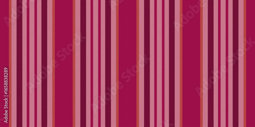 Vertical striped seamless pattern in shades of red and pink. Fabric texture for textile design, wallpaper, backgrounds, packaging, or decoration.