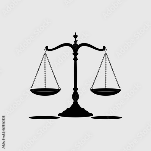 Justice Scales Icon Balance Law Symbol