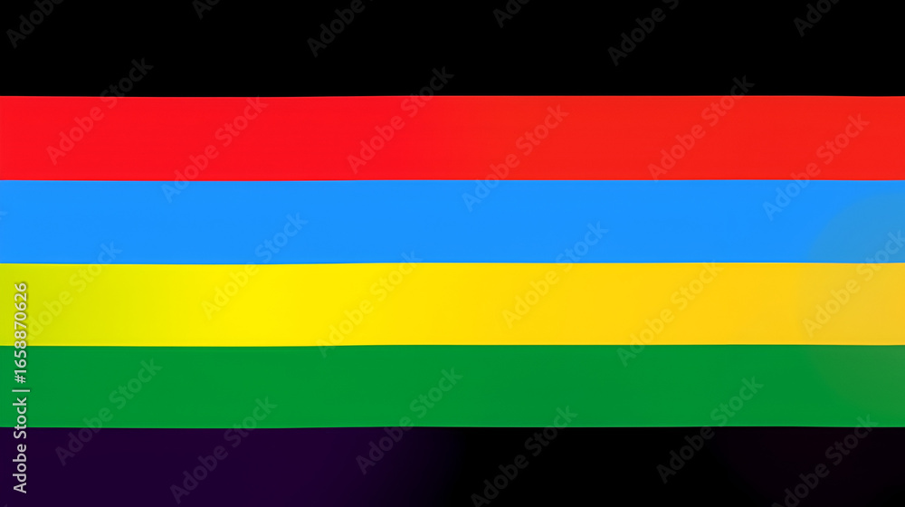 Naklejka premium LGBTQ Pride grid. Rainbow black olive colorful pride inspiration diversity Flag. Gradient motley colored skillfulness LGBT rights parade festival untrammeled diverse gender illustration