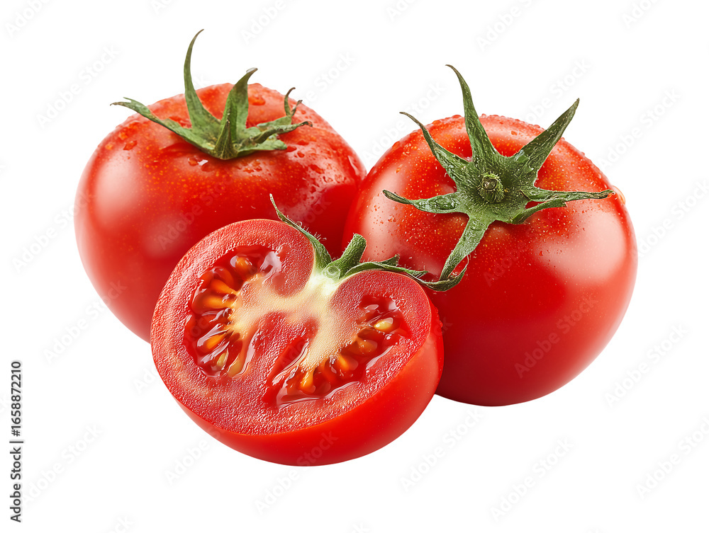 Juicy Red Tomatoes Fresh, Ripe, and Ready to Eat – High-Resolution Stock Photo Juicy Red Tomatoes Fresh, Ripe, and Ready to Eat – High-Resolution Stock Photo
