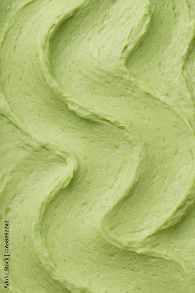 Fototapeta premium pistachio-сolored cream. Сreamy texture.Vertical photography. 9:16