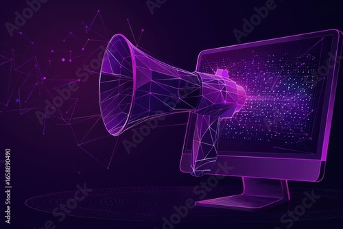 Digital Marketing Announcement Online Promotion, Network