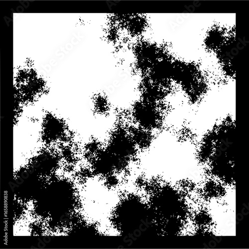 Abstract black and white grunge texture background for digital design element and artistic overlay effect