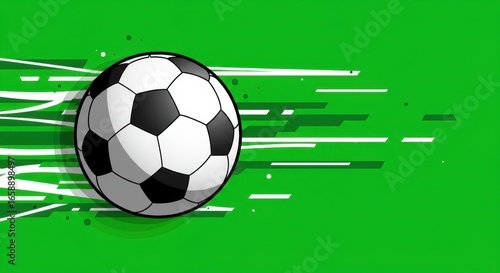 Green Soccer Ball Motion Design