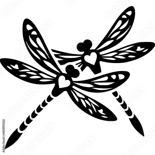 dragonfly vector illustration