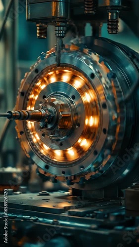 Precision CNC Milling Machine in Action