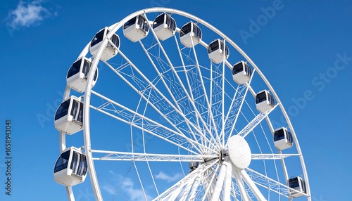 Ferris wheel against clear sky
