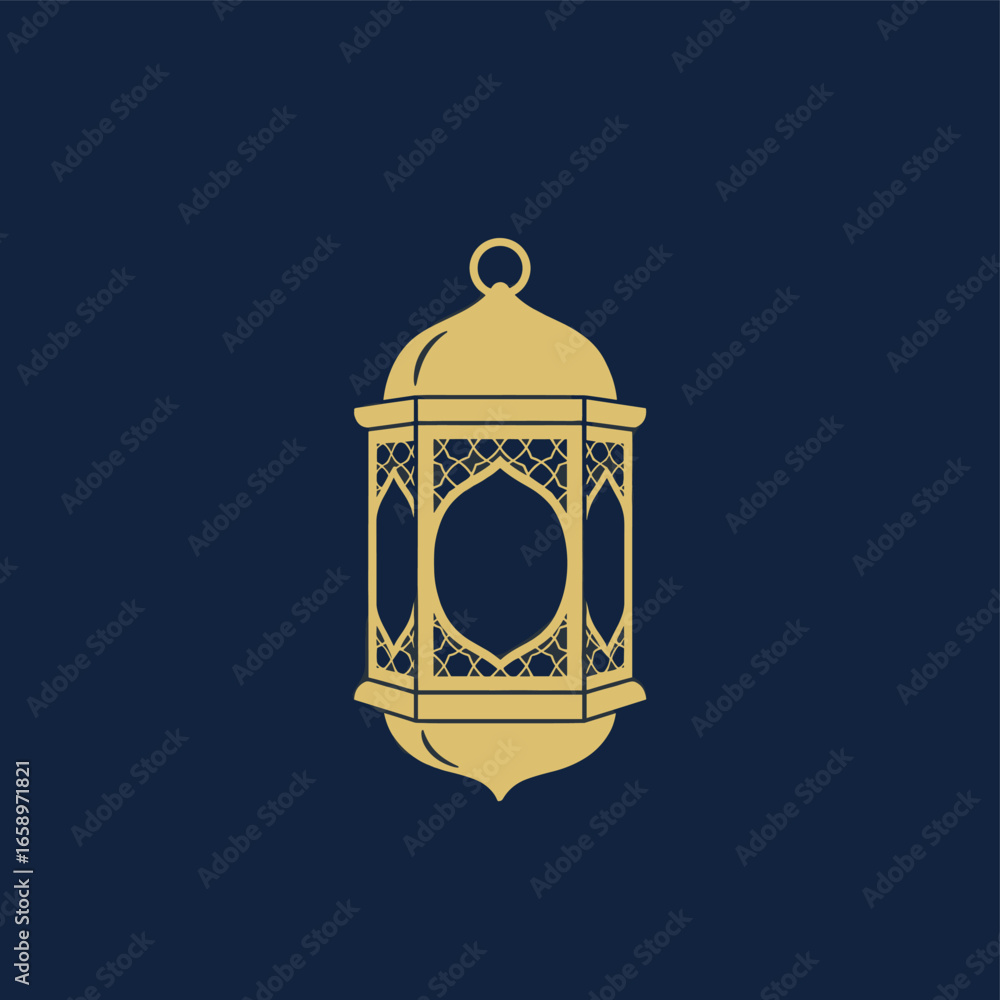 custom made wallpaper toronto digitalElegant Ramadan Lantern - Islamic Decorative Light on Dark Background