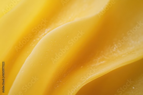 Smooth Curves of Soft Yellow Material for Texture and Design Use