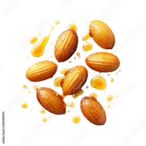 Delicious Madeleines with Honey Drizzle - Gourmet French Pastry