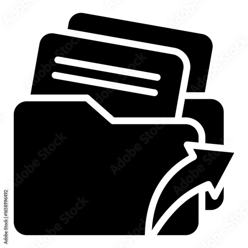 Export Icon Mini Illustration Icon. Use For Modern Concept, Print, Ui, Ux Kit, Web And App Development. Vector Related To Office, Education, Examination And More