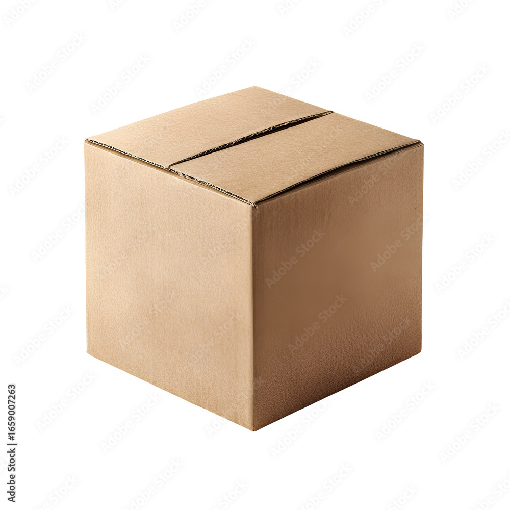 Fototapeta premium empty cardboard box